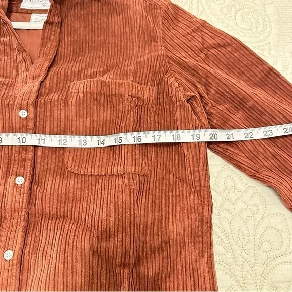 NWT Frank & Eileen Eileen Button-Up Shirt in Toffee, size XS - Picture 10 of 10